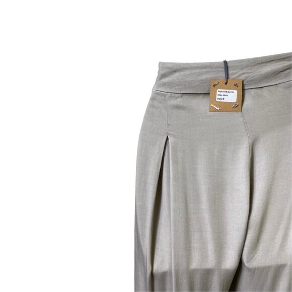 Hello Nite NWT Sz S High Rise Wide Leg Boho Lounge Pants Attached Sash‎ (2504) - Picture 5 of 7